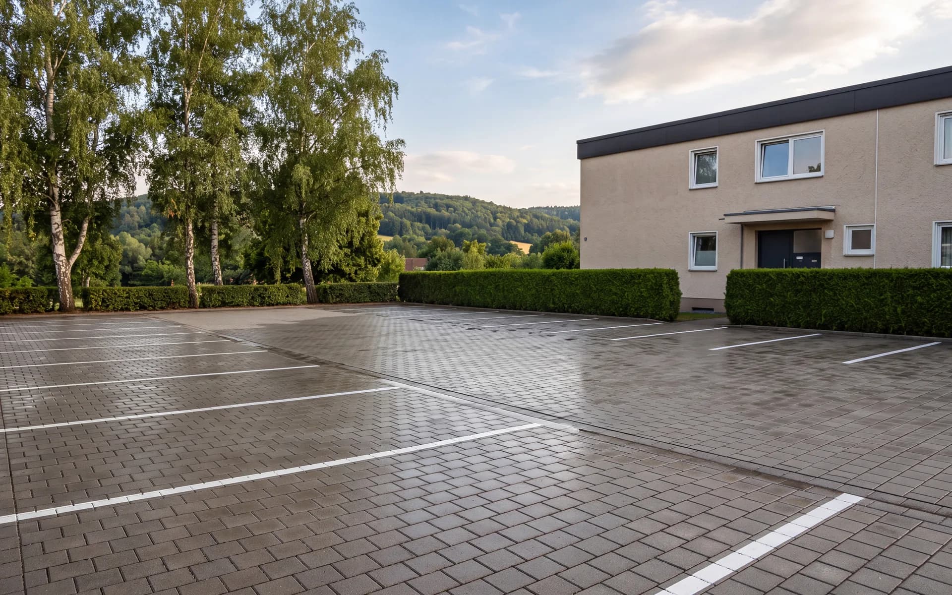 Parkplatz & Zufahrt — Symbolbild