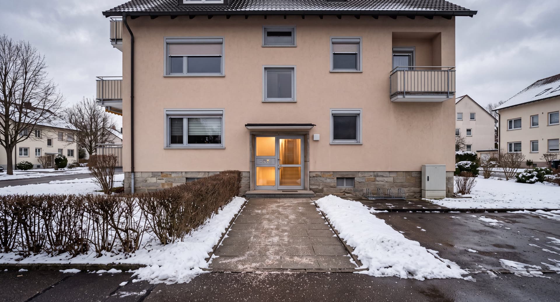 Geräumter Eingangsbereich