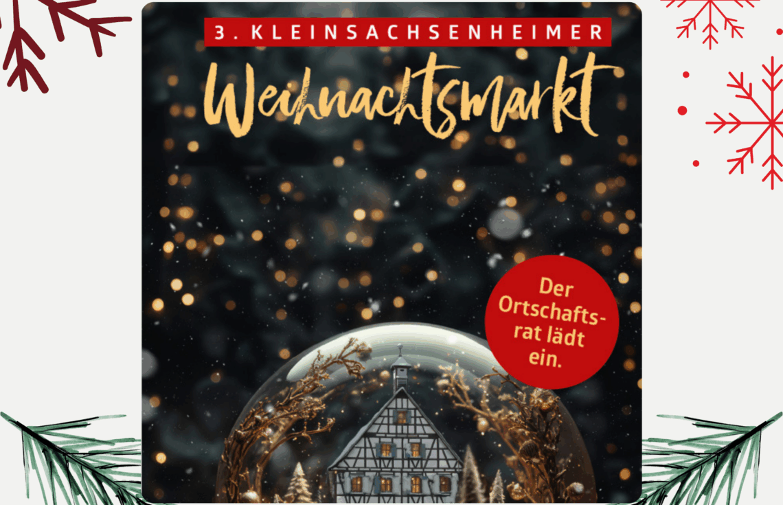 HERRLICHSΛUBER • Premium Gebäudereinigung • 3. KLEINSACHSENHEIMER Weihnachtwarkt